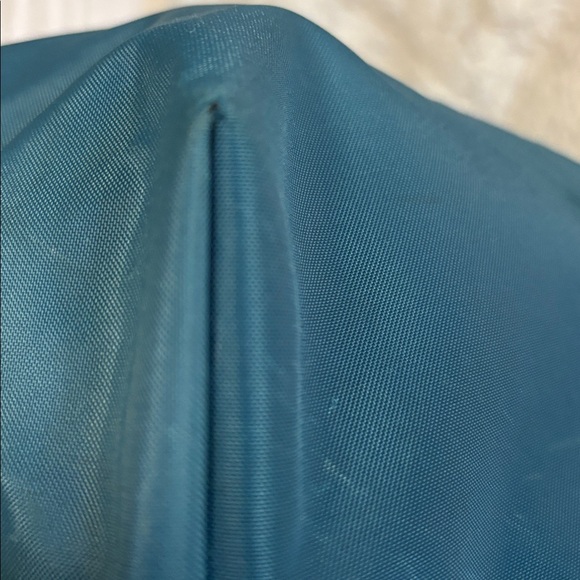 Longchamp Large Le Pliage Teal and Brown Tote Bag - Picture 5 of 8